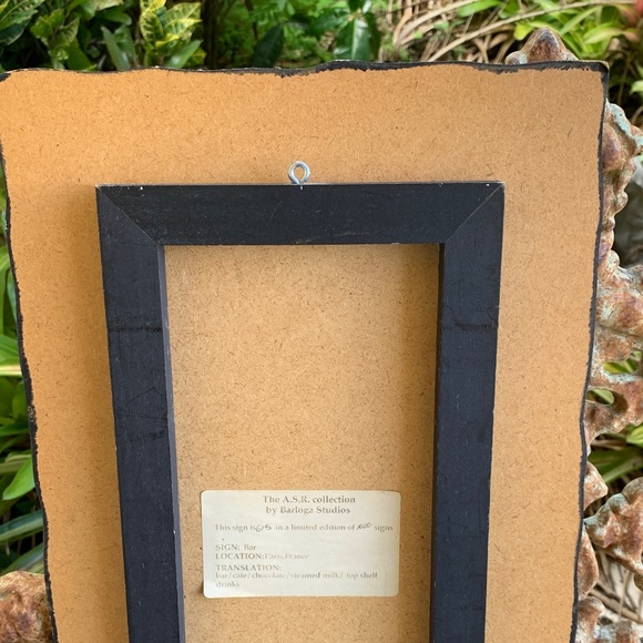 Vintage French Cafe Sign- A.S.R. Collection by Barloga Studios Limited Edition - Picture 6 of 15